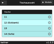 Tischauswahl